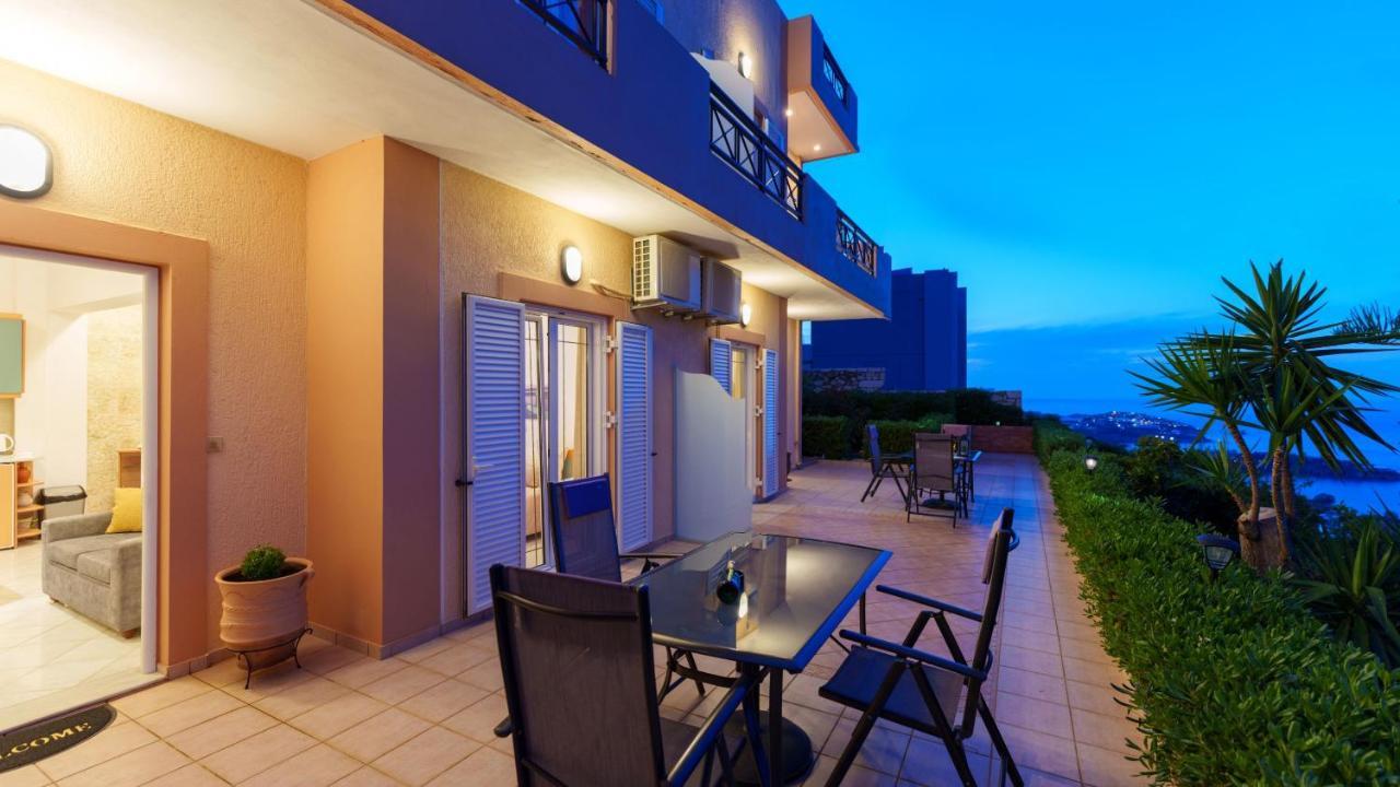 Fnk Apartments With Sea View Agia Pelagia  Bagian luar foto