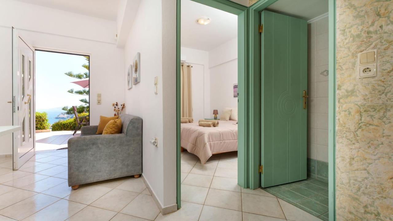 Fnk Apartments With Sea View Agia Pelagia  Bagian luar foto