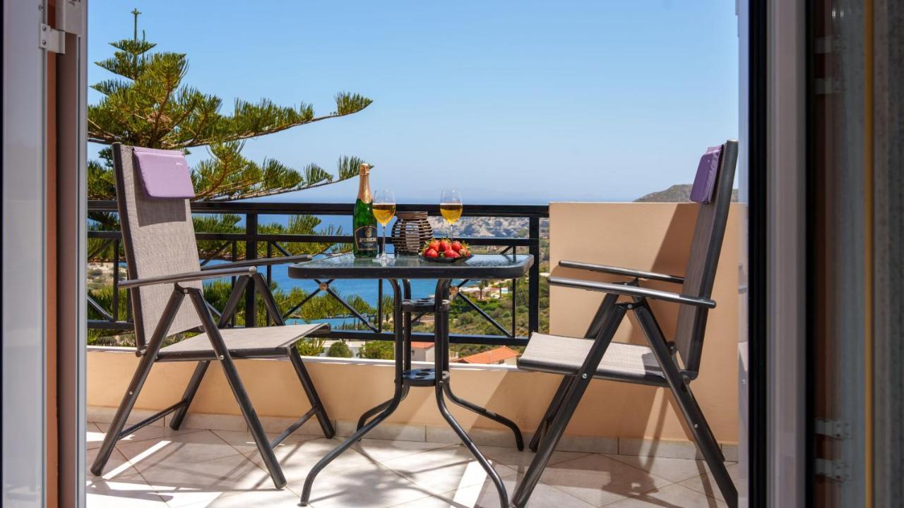 Fnk Apartments With Sea View Agia Pelagia  Bagian luar foto