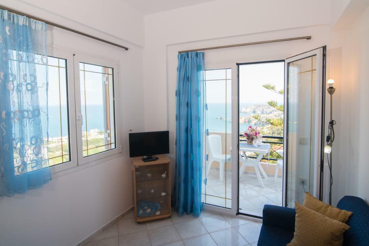 Fnk Apartments With Sea View Agia Pelagia  Bagian luar foto