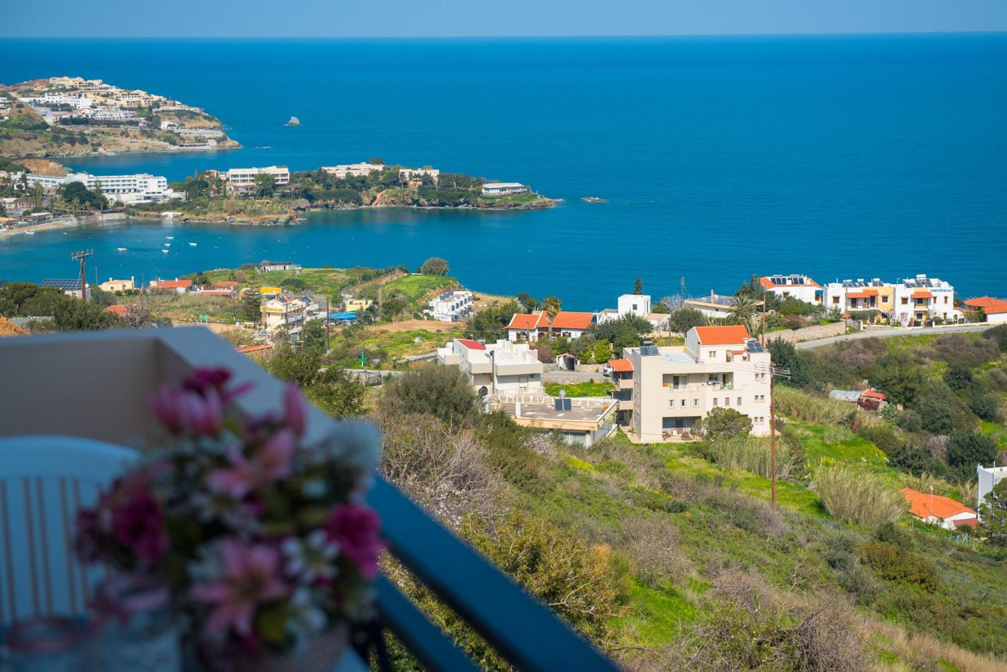 Fnk Apartments With Sea View Agia Pelagia  Bagian luar foto